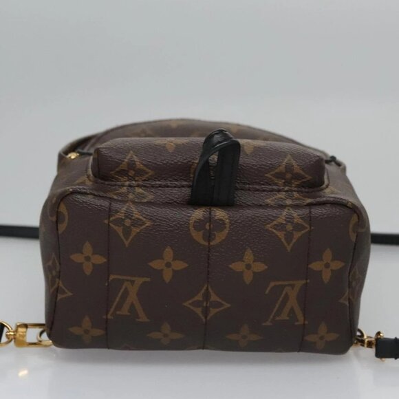 LOUIS VUITTON Monogram Palm Springs MINI Backpack M44873 LV Auth 114450V - Picture 7 of 16